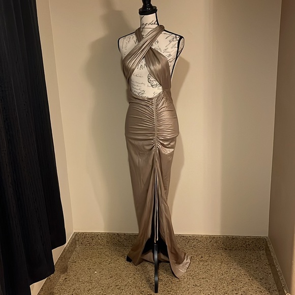 Full Length Halter Dress - Picture 3 of 10